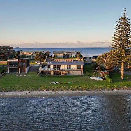 Pukehina Estuary Sunset Views Holiday Home Exterior photo
